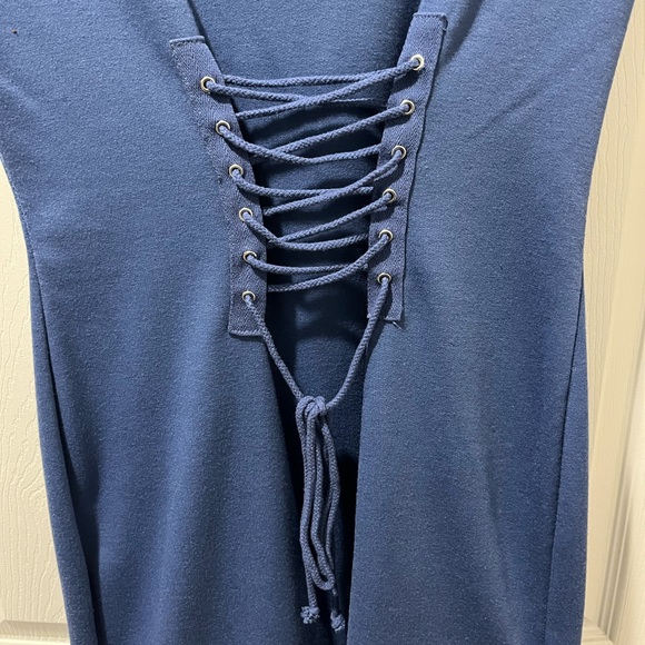 Windsor Cerulean Blue Tunic Dress - Picture 4 of 6